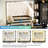 47.24" Makeup Vanity with 29.53" Lighted Mirror, 5 Drawers & Charging Station & 3 Light Modes-1537098256