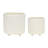 S/2 6/8" Textured Planters-1164898299