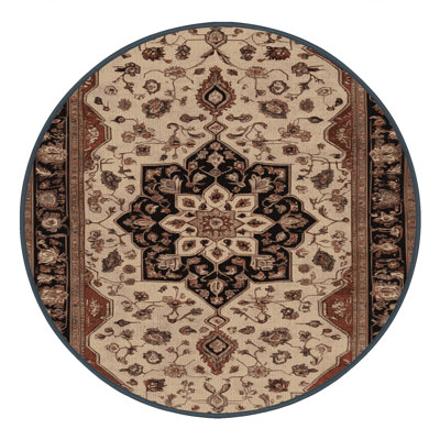 Tapis brun lavable à la machine