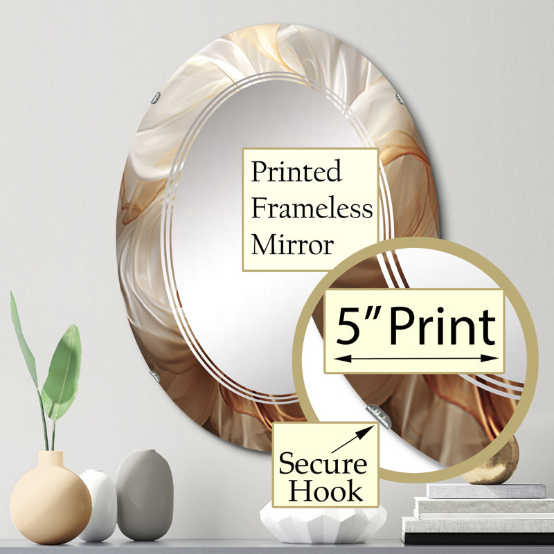 Miroir mural moderne Waldeck, 30 po x 20 po