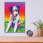 «Blue Merle Aussie Puppy» par Rebecca Wang Art-2021762067