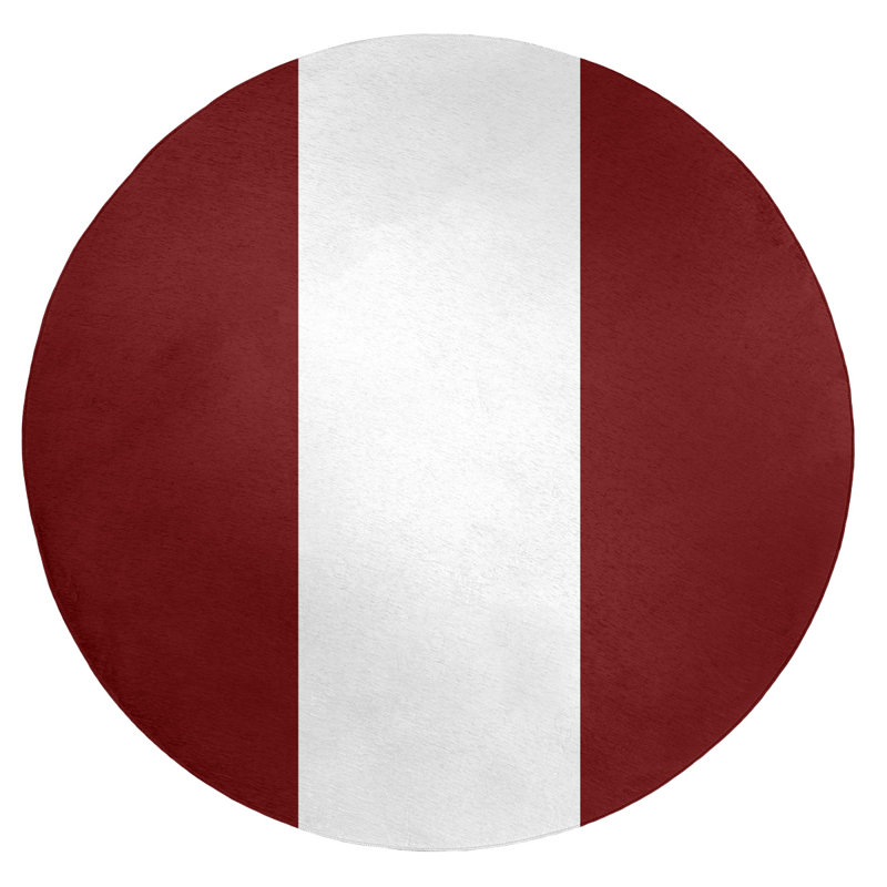Chenille Indoor Rug, Round 5'