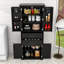 Élégante armoire de rangement - Grand espace de rangement avec tablettes réglables, tiroirs lisses et fonctions de sécurité anti-basculement-1993655082