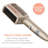 InfinitiPro By Conair 1875 Watt Frizz-Free Hair Styling Dryer with Attachments in Gold