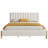 Boucle Thick Headboard Platform Bed-1327475784