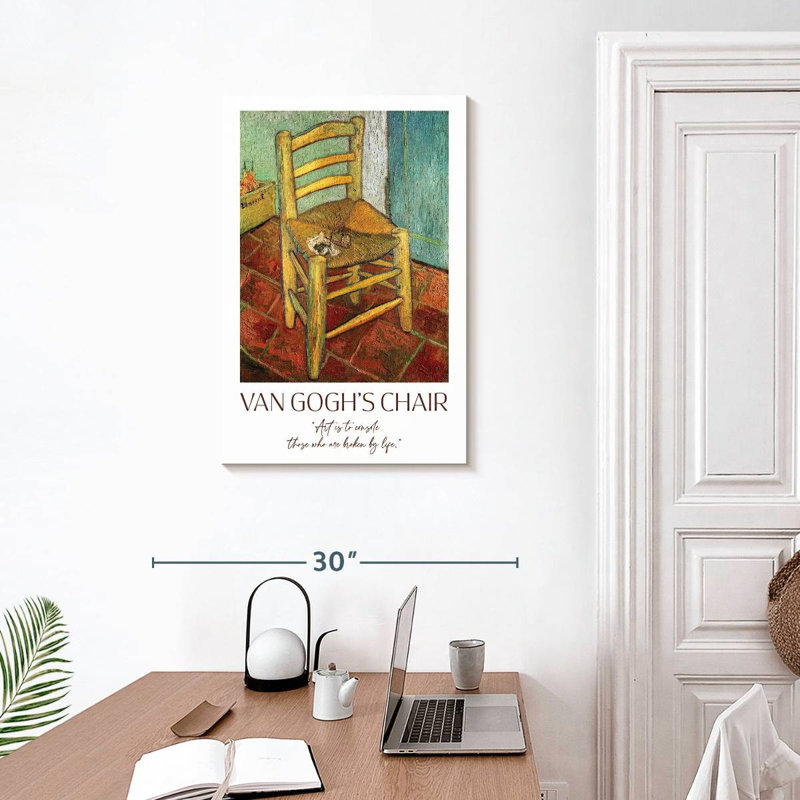 Affiche de l'exposition Chair Van Gogh, H 30 po x l 20 po