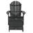 Anette Outdoor Adirondack Chair With Ottoman-910188983