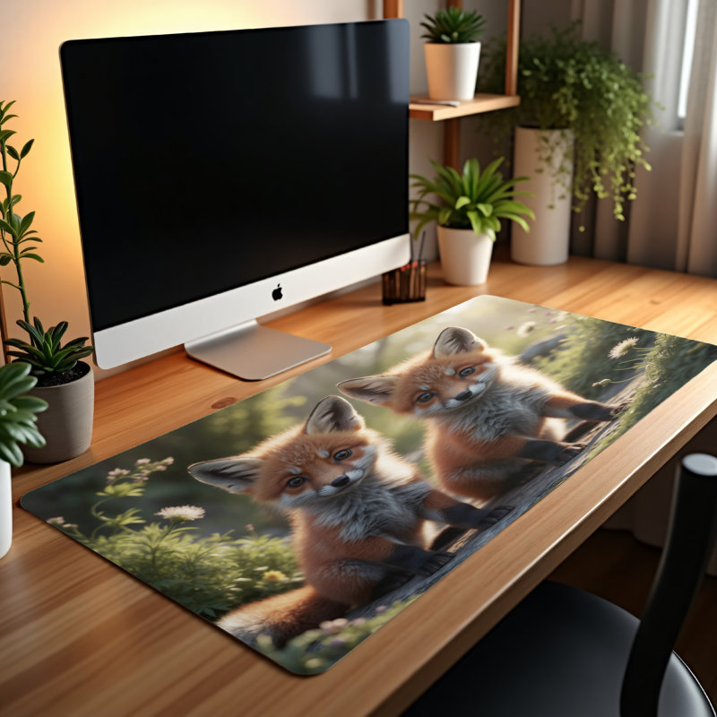 Polyester Desk Pad, 31.5x15.5