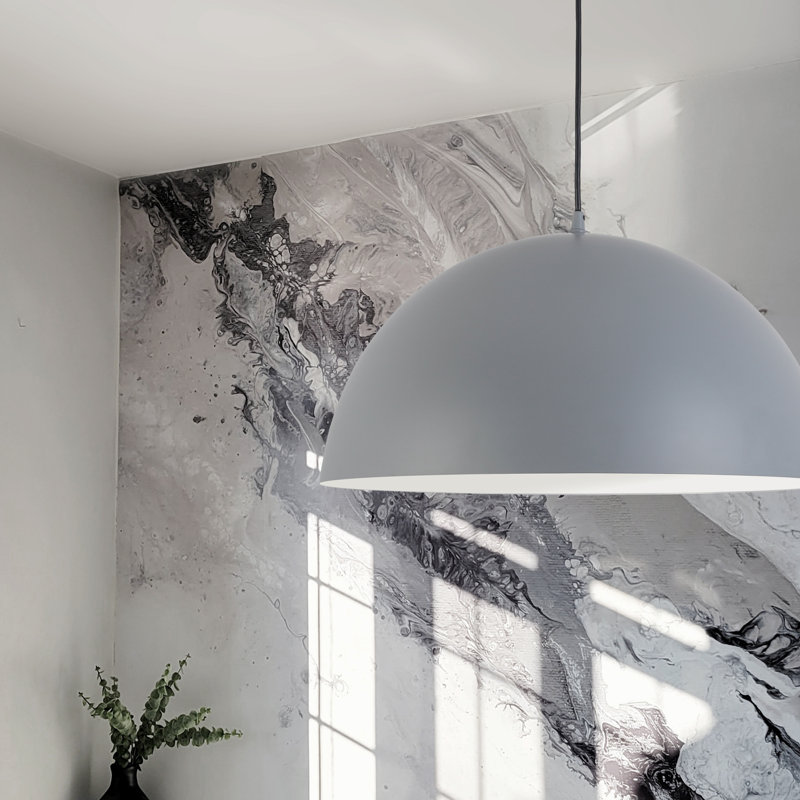 Luminaire suspendu 1 lumière Kohin, H 10 po x l 20 po x P 20 po