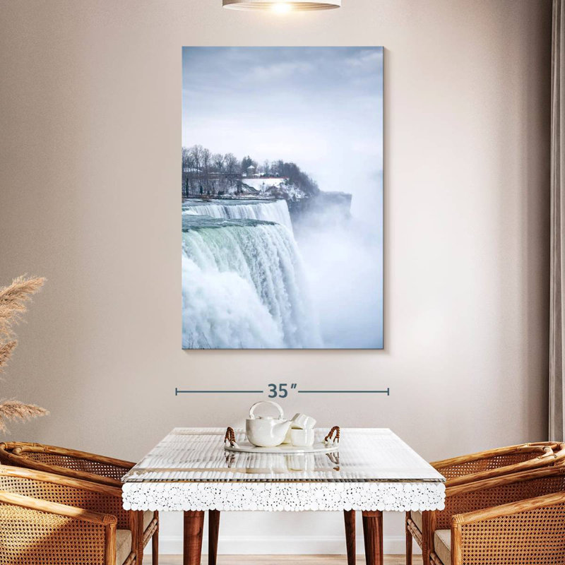 Alvord, Chutes du Niagara, hiver, H 51 po x l 34 po