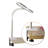 OttLite LED Desk Lamp with Sturdy Clamp Extra Wide Lighting, Dimmable 5 Brightness Settings