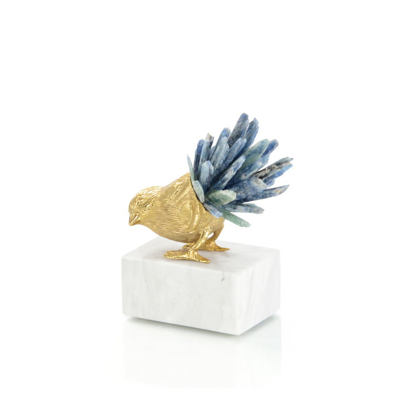 Sculpture laiton laiton cyanite II