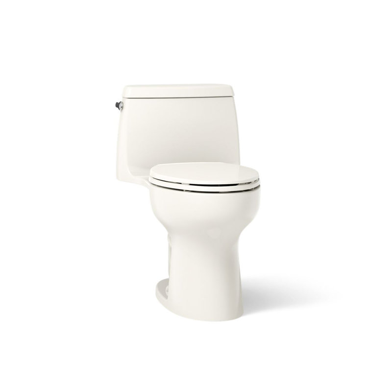 Santa Rosa One-Piece Compact Elongated 1.6 Gpf Toilet With Revolution 360 Swirl Flushing Technology, Beige