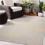 Tapis intérieur / extérieur rectangulaire en polypropylène tissé à plat à la machine en jaune-86914086