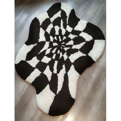 Hand Woven 82cm X 100cm Area Rug