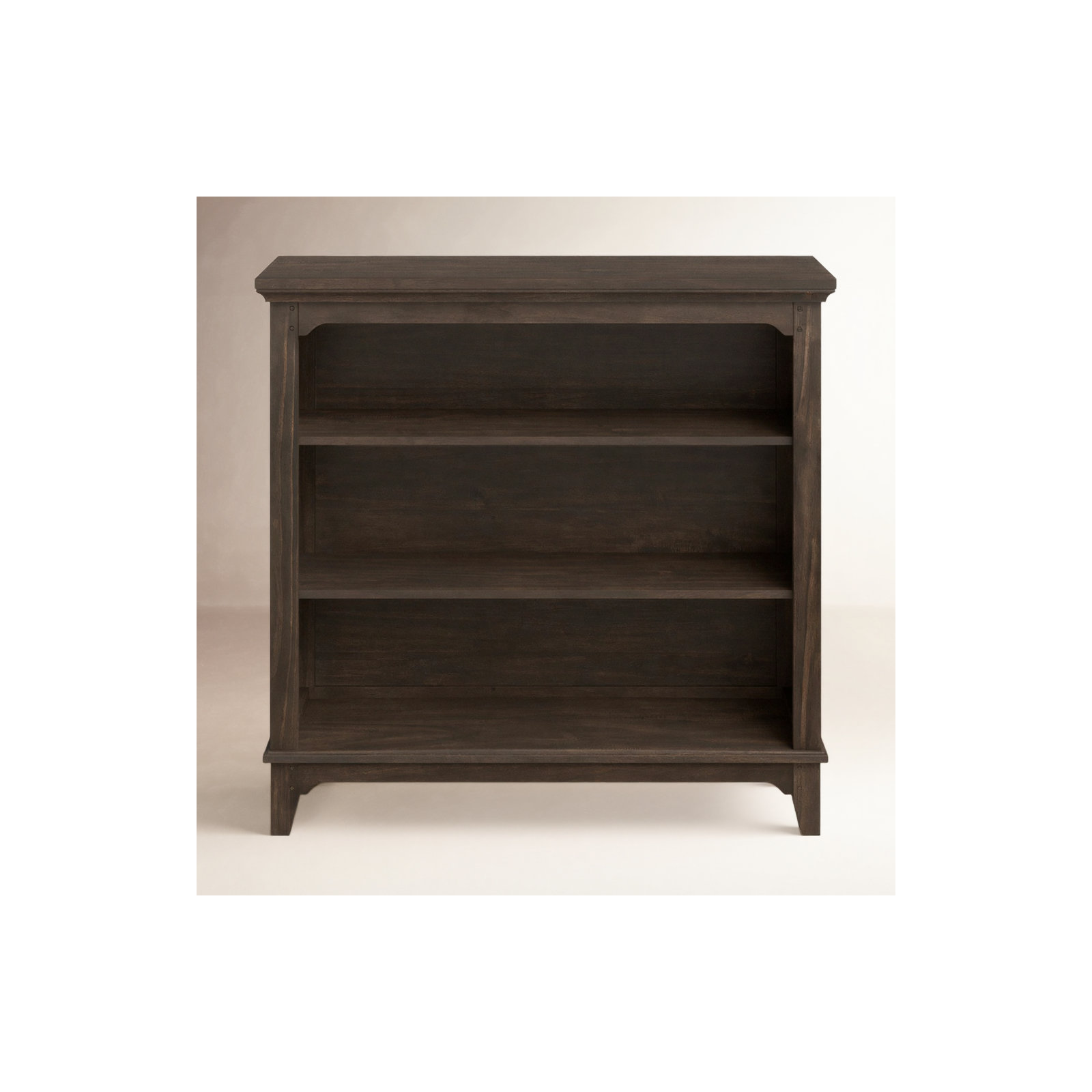 Mabank Wide Bookcase, River Rock Brown