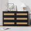 6 Drawer Dresser, Rattan Dresser For Bedroom, Chest Of Drawers For Bedroom, Hallway, Living Room-771232057