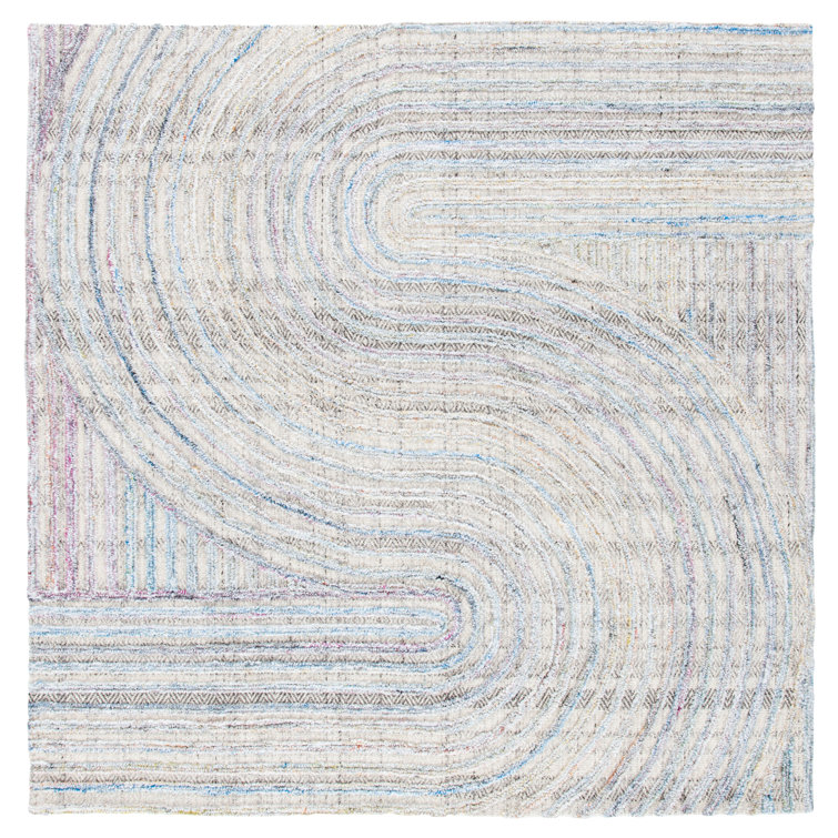 Stalter Hand Tufted Performance Abstract Rug