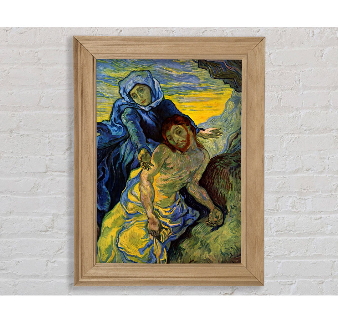 Van Gogh Pieta von Eugene Delacroix - Einzelner Bilderrahmen Kunstdrucke