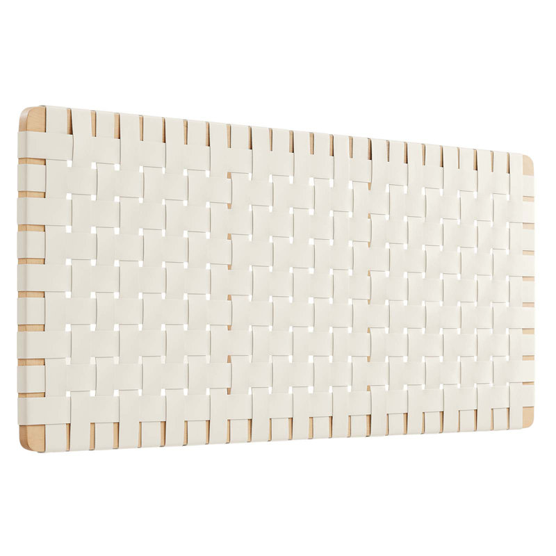 Tête de lit en bois massif Modway Sparta, Double, Beige