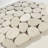 White Flat Honeycomb Pebble Mosaic 9.84”x11.81”