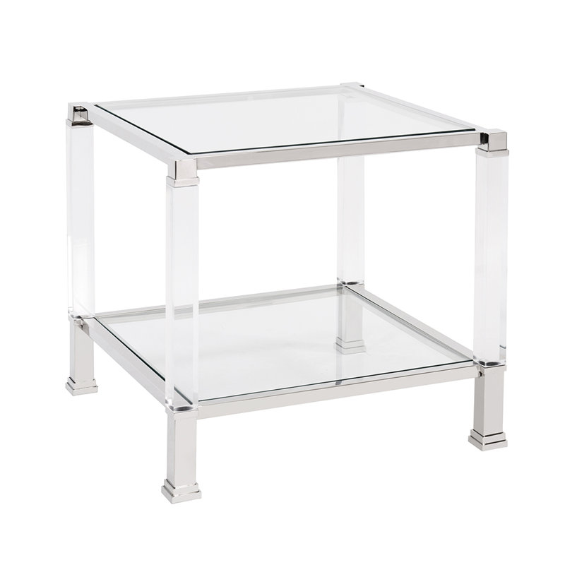 Clare Glass End Table