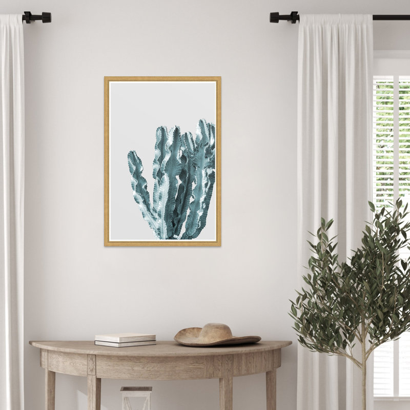 «Boho Cactus No 2» par le studio d'art mural MIUUS, H 23 po x l 16 po