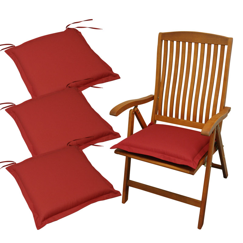 Premium Dining Chair Cushion, Red