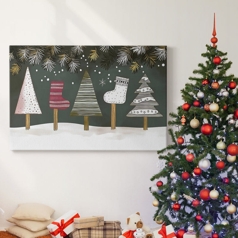 Christmas Holiday Arts - Toile tendue avec châssis XMA171400