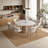 Round Rock Slab Table Top, Lounge Table and Chair Set