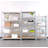 Avalie Stainless Steel Height -Adjustable Shelving Unit-291688917