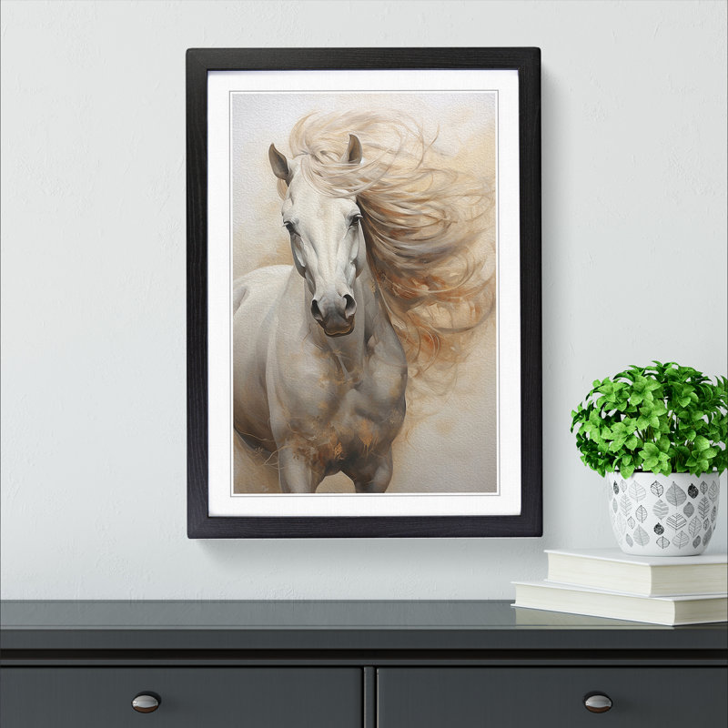 Horse Informel - Framed Print