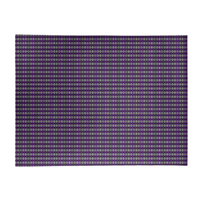 Tapis de losanges en losanges de couleur mauve classic