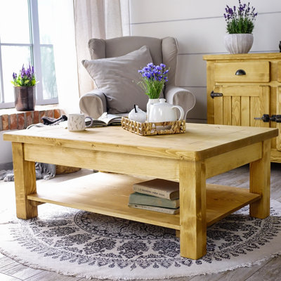 Vintage Solid Wood Solid Wood Coffee Table