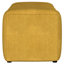 Banc rembourré capitonné, jaune moutarde-2018621564