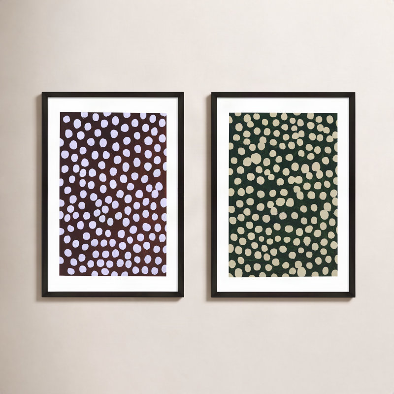 Affinity 3 Painting by Michela Sorrentino, 38" H x 26.5" W x 1.25" D, Black