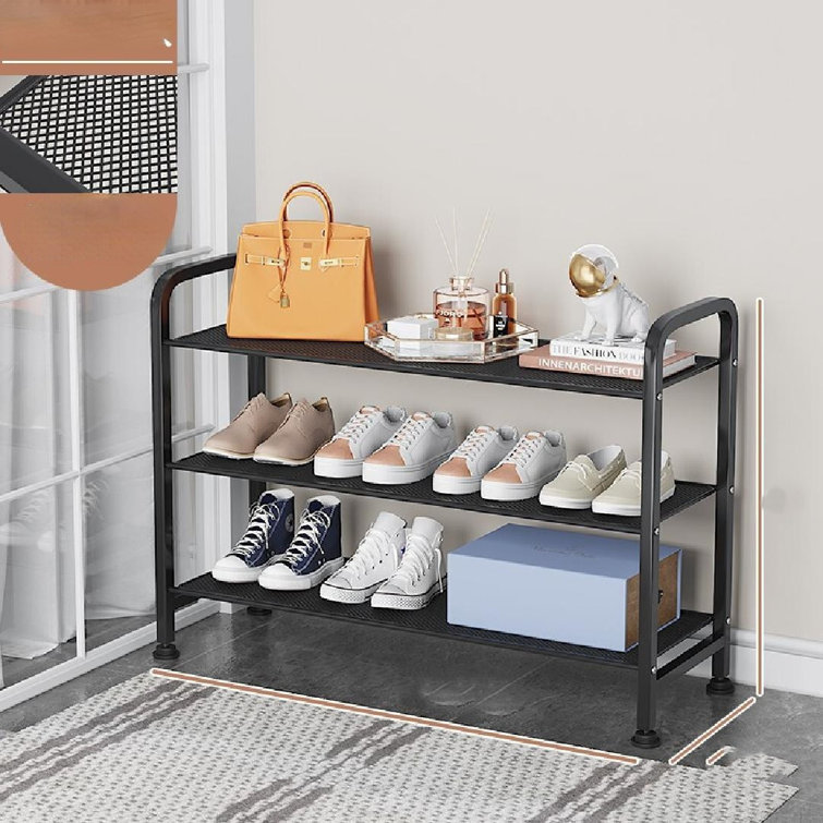 Rebrilliant 12 Pair Shoe Rack