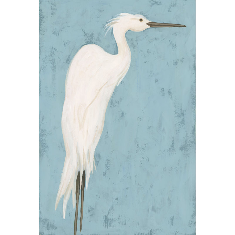 Heron Fresco I by Irena Orlov - Wrapped Canvas Print, 91cm H x 61cm W 