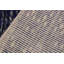 Tapis géométrique bleu en laine noué à la main 8 pi x 10 pi 3 po Madelyngrace