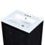 Meuble-lavabo 48 po, lavabos doubles en céramique, structure en bois massif, panneaux, finition, armoire de style rétro avec portes à bruit, et look artisanal, réduction du bruit