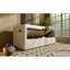 Lit de jour rembourré de taille simple, cadre de lit simple à rangement hydraulique avec chargement USB et Type-C, cadre de lit avec lattes de bois et dossier de canapé capitonné, beige, velours (sans matelas)-1973965719