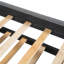 Lit plateforme tapissier simple avec lit gigogne Teddy-238849372