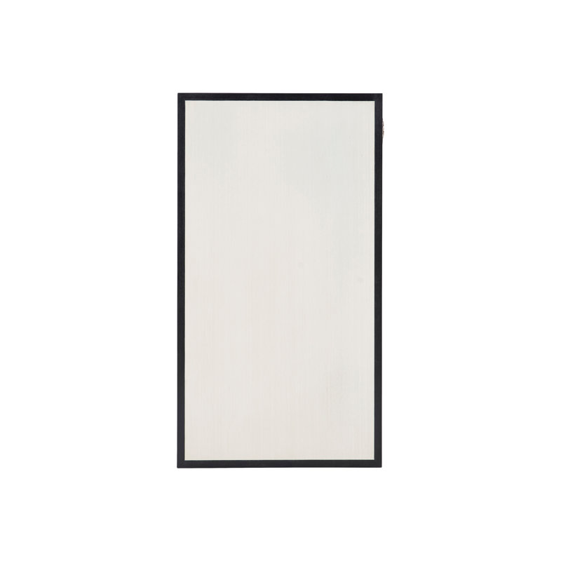 Eggshell and Onyx Two-Tone Sideboard with Nickel Hardware