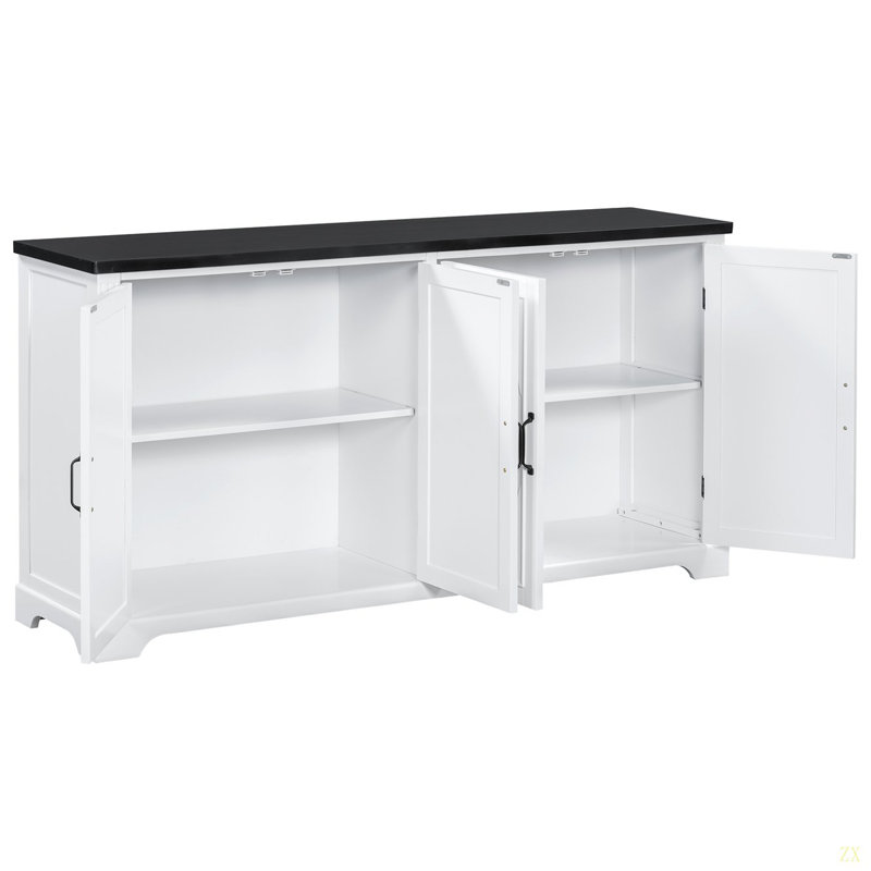 Buffet American Country, Noir / blanc