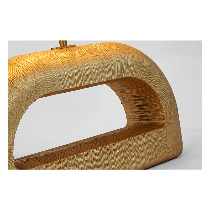Kelly Wearstler Utopia Combed Console Lamp, Brown