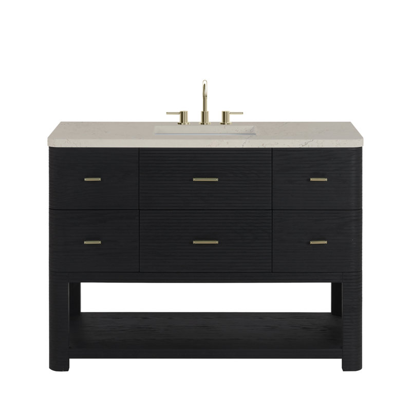 Lucian 48'' W Single Vanity, Siberian, 8" Widespread