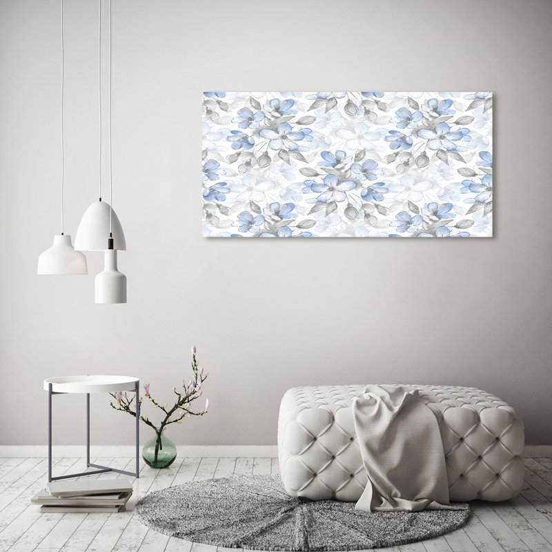 Delicate Flowers - Wrapped Canvas Print