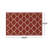 Red Rectangle Polypropylene Area Rug 3'3" X 5'
