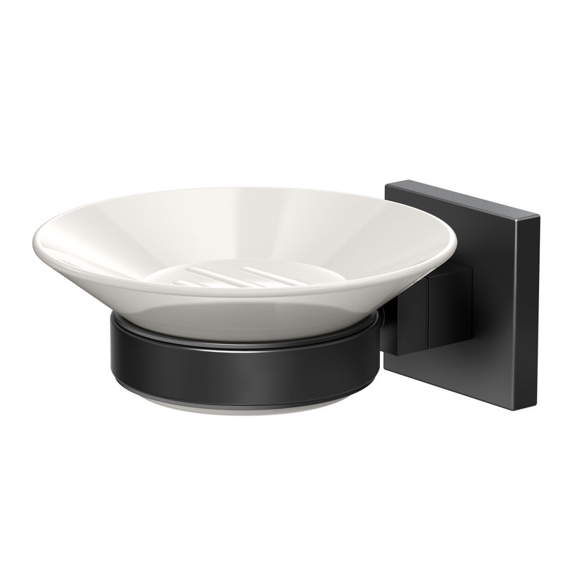 Porte-savon Lakala, Noir mat