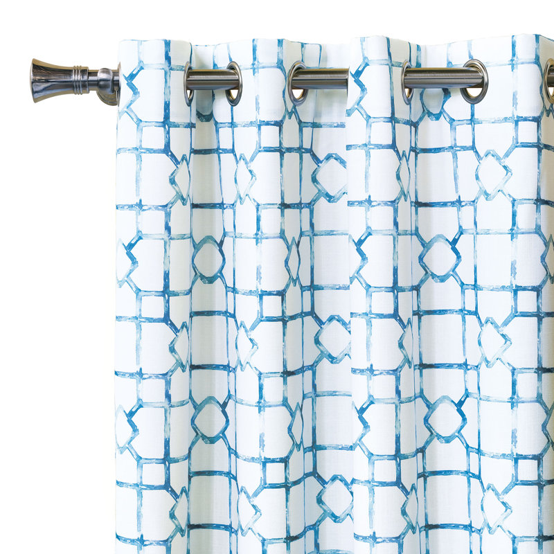 Castaway Room Darkening Curtain Single Panel, 48" W x 84" L